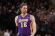 PORTLAND, OR - MARCH 3: Pau Gasol #16 of the Los Angeles Lakers looks on against the Portland Trailblazers on March 3, 2014 at the Moda Center Arena in Portland, Oregon. NOTE TO USER: User expressly acknowledges and agrees that, by downloading and or using this photograph, user is consenting to the terms and conditions of the Getty Images License Agreement. Mandatory Copyright Notice: Copyright 2014 NBAE (Photo by Cameron Browne/NBAE via Getty Images)