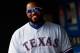 ARLINGTON, TX - APRIL 20: Prince Fielder #84 of the Texas Rangers prepares to take on the Chicago White Sox at Globe Life Park in Arlington on April 20, 2014 in Arlington, Texas. (Photo by Tom Pennington/Getty Images)