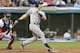 CLEVELAND, OH - JULY 9: Mark Teixeira #25 of the New York Yankees hits a two-run home run during the fifth inning against the Cleveland Indians at Progressive Field on July 9, 2014 in Cleveland, Ohio. (Photo by Jason Miller/Getty Images)
