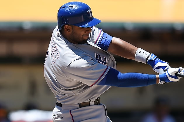 Elvis Andrus Leaves After Being Spiked in Ankle Turning DP