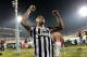 FLORENCE, ITALY - MARCH 20: Arturo Vidal of Juventus Fc celebrates the victory after during the UEFA Europa League Round of 16 second leg match between ACF Fiorentina and Juventus at Stadio Artemio Franchi on March 20, 2014 in Florence, Italy. (Photo by Gabriele Maltinti/Getty Images)
