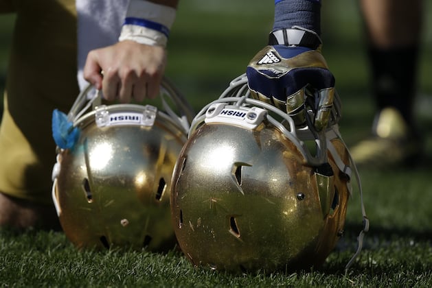 ND Players Helped an Autistic Child Have the Best Time at Football Camp
