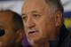 Brazil's coach Luiz Felipe Scolari answers questions during a press conference at the Granja Comary training center in Teresopolis, Brazil, Wednesday, July 9, 2014. Brazilians woke up this morning to dreadful headlines describing their soccer team's historic defeat of 7-1 to Germany in the World Cup's semifinal. (AP Photo/Leo Correa)