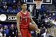 Houston Rockets' Jeremy Lin plays against the Minnesota Timberwolves in the second half of an NBA basketball game against the Minnesota Timberwolves, Monday, Feb. 10, 2014, in Minneapolis. The Rockets won 107-89. (AP Photo/Jim Mone)