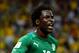 FORTALEZA, BRAZIL - JUNE 24: Wilfried Bony of the Ivory Coast celebrates scoring his team's first goal during the 2014 FIFA World Cup Brazil Group C match between Greece and the Ivory Coast at Castelao on June 24, 2014 in Fortaleza, Brazil. (Photo by Jamie McDonald/Getty Images)