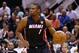 SAN ANTONIO, TX - JUNE 15: Chris Bosh #1 of the Miami Heat drives to the basket against the San Antonio Spurs during Game Five of the 2014 NBA Finals at the AT&T Center on June 15, 2014 in San Antonio, Texas. NOTE TO USER: User expressly acknowledges and agrees that, by downloading and or using this photograph, User is consenting to the terms and conditions of the Getty Images License Agreement. (Photo by Andy Lyons/Getty Images)