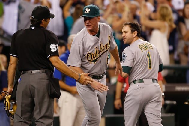 Nick Punto, Bob Melvin Ejected After Game-Ending Strikeout