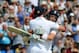 England's Joe Root, right, celebrates with James Anderson after reaching a century during day four of the first test between England and India at Trent Bridge cricket ground in Nottingham, England, Saturday, July 12, 2014. (AP Photo/Rui Vieira)