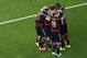 German players celebrates after Sami Khedira scored his side's fifth goal during the World Cup semifinal soccer match between Brazil and Germany at the Mineirao Stadium in Belo Horizonte, Brazil, Tuesday, July 8, 2014. (AP Photo/Felipe Dana, Pool)