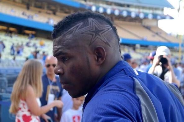 Yasiel Puig and Your All-Star Game Haircut of the Day