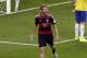 Germany's Thomas Mueller celebrates after scoring his teams first goal during the World Cup semifinal soccer match between Brazil and Germany at the Mineirao Stadium in Belo Horizonte, Brazil, Tuesday, July 8, 2014. (AP Photo/Themba Hadebe)