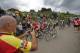 Stage winner France's Tony Gallopin, center rear in red shirt, Spain's Daniel Navarro, leading, and Netherland's Steven Kruijswijk, center in green shirt, climb during the ninth stage of the Tour de France cycling race over 170 kilometers (105.6 miles) with start in Gerardmer and finish in Mulhouse, France, Sunday, July 13, 2014. (AP Photo/Christophe Ena)