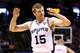 SAN ANTONIO, TX - JUNE 15: Matt Bonner #15 of the San Antonio Spurs reacts against the Miami Heat during Game Five of the 2014 NBA Finals at the AT&T Center on June 15, 2014 in San Antonio, Texas. NOTE TO USER: User expressly acknowledges and agrees that, by downloading and or using this photograph, User is consenting to the terms and conditions of the Getty Images License Agreement. (Photo by Andy Lyons/Getty Images)