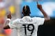 BRASILIA, BRAZIL - JUNE 30: Paul Pogba of France celebrates scoring his team's first goal during the 2014 FIFA World Cup Brazil Round of 16 match between France and Nigeria at Estadio Nacional on June 30, 2014 in Brasilia, Brazil. (Photo by Jeff Gross/Getty Images)