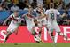 Germany's Mario Goetze (19) celebrates after scoring the opening goal during the World Cup final soccer match between Germany and Argentina at the Maracana Stadium in Rio de Janeiro, Brazil, Sunday, July 13, 2014. (AP Photo/Matthias Schrader)