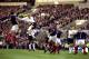 13 Nov 1999: Paul Scholes of England rises to score against Scotland during the Euro 2000 play-off first leg match at Hampden Park in Glasgow, Scotland. England won 2-0. \ Mandatory Credit: Shaun Botterill /Allsport