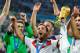 Mario Gotze leads the celebrations after firing Germany to the World Cup