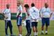 Jose Mourinho and his coaching staff during pre-season training last year.