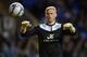 READING, ENGLAND - APRIL 14: Kasper Schmeichel of Leicester looks on during the Sky Bet Championship match between Reading and Leicester City at the Madejski Stadium on April 14, 2014 in Reading, England. (Photo by Michael Regan/Getty Images)