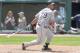 CLEVELAND, OH - JULY 13: Jose Abreu #79 of the Chicago White Sox singles to right during the fifth inning against the Cleveland Indians at Progressive Field on July 13, 2014 in Cleveland, Ohio. (Photo by Jason Miller/Getty Images)