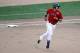 United States' Joey Gallo runs the bases after hitting a two-run home run during the sixth inning of the All-Star Futures baseball game against the World Team, Sunday, July 13, 2014, in Minneapolis. (AP Photo/Paul Sancya)