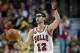 Chicago Bulls guard Kirk Hinrich against the Boston Celtics during an NBA basketball game in Chicago, Monday, March 31, 2014. The Bulls won 94-80. (AP Photo/Kamil Krzaczynski)
