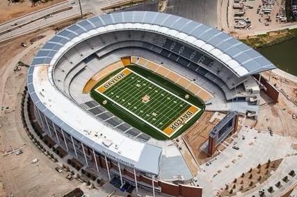 Aerial Photo of McLane Stadium