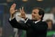 MILAN, ITALY - DECEMBER 11: Head coach AC Milan Massimiliano Allegri reacts during the UEFA Champions League Group H match between AC Milan and Ajax Amsterdam at Stadio Giuseppe Meazza on December 11, 2013 in Milan, Italy. (Photo by Claudio Villa/Getty Images)