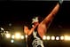 09 Oct 2000: Sting celebrates after defeating Mike Sanders after their bout at the World Chamionship Wrestling ''Thunder Down Under'' night at the Sydney Entertainment Centre, Sydney, Australia. Mandatory Credit: Scott Barbour/ALLSPORT