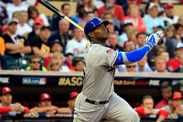 Puig Struggles in ASG but Still 'Happy'