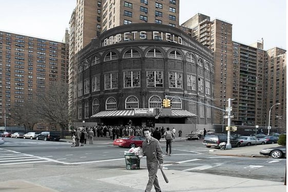 Image: Eery Look at Ebbets Field in Present-Day Brooklyn