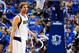May 2, 2014; Dallas, TX, USA; Dallas Mavericks forward Dirk Nowitzki (41) during the game against the San Antonio Spurs in game six of the first round of the 2014 NBA Playoffs at American Airlines Center. Dallas won 113-111. Mandatory Credit: Kevin Jairaj-USA TODAY Sports