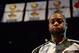 MIAMI, FL - JUNE 12: Dwyane Wade #3 of the Miami Heat looks on against the San Antonio Spurs during Game Six of the 2014 NBA Finals on June 12, 2014 at American Airlines Arena in Miami, Florida. NOTE TO USER: User expressly acknowledges and agrees that, by downloading and or using this photograph, User is consenting to the terms and conditions of the Getty Images License Agreement. Mandatory Copyright Notice: Copyright 2014 NBAE (Photo by Jesse D. Garrabrant/NBAE via Getty Images)