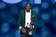 Kevin Durant accepts the award for best male athlete at the ESPY Awards at the Nokia Theatre on Wednesday, July 16, 2014, in Los Angeles. (Photo by John Shearer/Invision/AP)