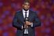 Michael Sam accepts the Arthur Ashe courage award at the ESPY Awards at the Nokia Theatre on Wednesday, July 16, 2014, in Los Angeles. (Photo by John Shearer/Invision/AP)