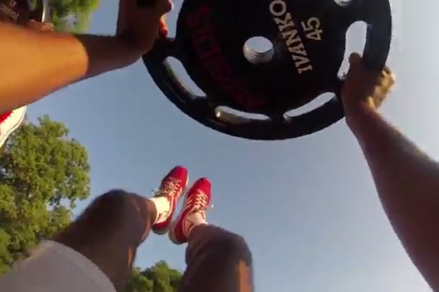 Indiana's Ferrell and Johnson Wear GoPros for Team Workout