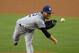 San Diego Padres starting pitcher Ian Kennedy throws to the plate during the second inning of a baseball game against the Los Angeles Dodgers, Saturday, July 12, 2014, in Los Angeles. (AP Photo/Mark J. Terrill)