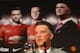 MANCHESTER, ENGLAND - JULY 17: Louis van Gaal appears at a press conference as he is unveiled as the new Manchester United manager at Old Trafford on July 17, 2014 in Manchester, England. (Photo by Clive Mason/Getty Images)