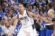 DALLAS, TX - MAY 2: Devin Harris #20 of the Dallas Mavericks handles the ball against the San Antonio Spurs in Game Six of the Western Conference Quarterfinals during the 2014 NBA Playoffs on May 2, 2014 at the American Airlines Center in Dallas, Texas. NOTE TO USER: User expressly acknowledges and agrees that, by downloading and/or using this Photograph, user is consenting to the terms and conditions of the Getty Images License Agreement. Mandatory Copyright Notice: Copyright 2014 NBAE (Photo by Glenn James/NBAE via Getty Images)
