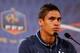 CORRECTS DATE - France's defender Raphael Varane answers journalists' questions during a press conference at the Teatro Pedro II, in Ribeirao Preto, Brazil, Saturday, June 21, 2014. Having captured people's attention at the soccer World Cup with some scintillating attacking football, France's players are now in unknown territory after raising expectations back home, having routed Switzerland and Honduras. (AP Photo/David Vincent)