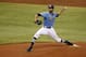 Tampa Bay Rays starting pitcher David Price throws during the fourth inning of a baseball game against the Toronto Blue Jays on Sunday, July 13, 2014, in St. Petersburg, Fla. (AP Photo/Mike Carlson)