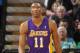 SACRAMENTO, CA - APRIL 2: Wesley Johnson #11 of the Los Angeles Lakers in a game against the Sacramento Kings on April 2, 2014 at Sleep Train Arena in Sacramento, California. NOTE TO USER: User expressly acknowledges and agrees that, by downloading and or using this photograph, User is consenting to the terms and conditions of the Getty Images Agreement. Mandatory Copyright Notice: Copyright 2014 NBAE (Photo by Rocky Widner/NBAE via Getty Images)