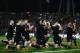 HAMILTON, NEW ZEALAND - JUNE 21: The All Blacks perform the haka prior to the International Test match between the New Zealand All Blacks and England at Waikato Stadium on June 21, 2014 in Hamilton, New Zealand. (Photo by Hannah Peters/Getty Images)