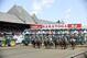 Horses break from the starting gate during the first race on opening day of the horse racing season at Saratoga Race Course in Saratoga Springs, N.Y., Friday, July 18, 2014. (AP Photo/Hans Pennink)