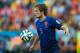PORTO ALEGRE, BRAZIL - JUNE 18: Daley Blind of Netherlands controls the ball during the 2014 FIFA World Cup Brazil Group B match between Australia and Netherlands at Estadio Beira-Rio on June 18, 2014 in Porto Alegre, Brazil. (Photo by Vinicius Costa/Getty Images)