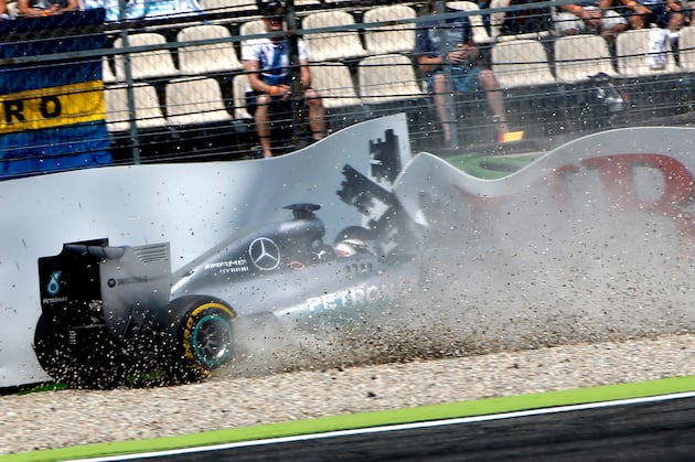 Hamilton Incurs Grid Penalty for Gearbox Change