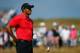 HOYLAKE, ENGLAND - JULY 20: Tiger Woods of the United States looks on during the final round of The 143rd Open Championship at Royal Liverpool on July 20, 2014 in Hoylake, England. (Photo by Tom Pennington/Getty Images)