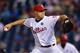 PHILADELPHIA, PA - JUNE 11: Jonathan Papelbon #58 of the Philadelphia Phillies delivers a pitch in the ninth inning against the San Diego Padres at Citizens Bank Park on June 11, 2014 in Philadelphia, Pennsylvania. The Phillies won 3-0. (Photo by Drew Hallowell/Getty Images)