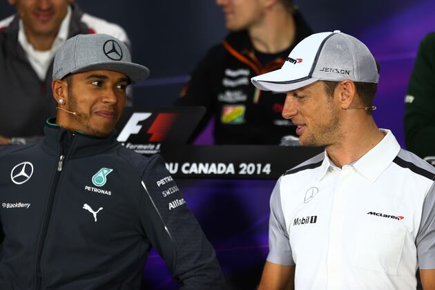 Button Baffled by Hamilton's Driving
