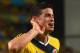 CUIABA, BRAZIL - JUNE 24: James Rodriguez of Colombia celebrates scoring his team's fourth goal during the 2014 FIFA World Cup Brazil Group C match between Japan and Colombia at Arena Pantanal on June 24, 2014 in Cuiaba, Brazil. (Photo by Christopher Lee/Getty Images)